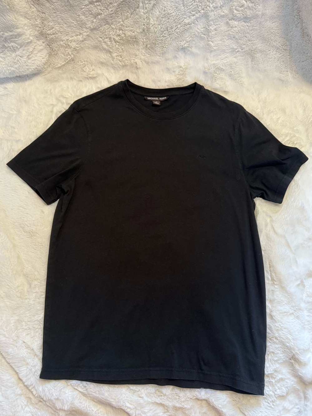 Michael Kors Black Short-Sleeve Crewneck Tee